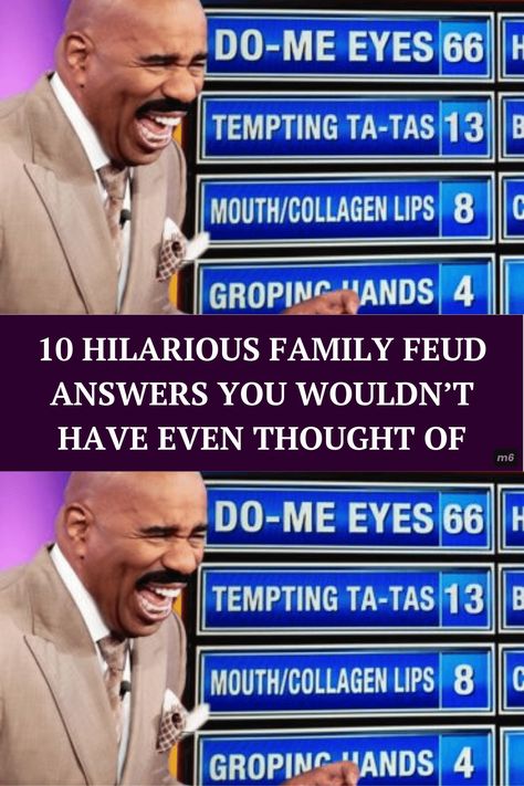 Family Fued Questions And Answers, Family Feud Game Questions, Family Feud Questions And Answers, Family Feud Funny Answers, Steve Harvey Family, Family Feud Answers, Family Feud Funny, Back In 1976, Lab Humor