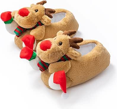 Giraffe Slippers, Moose Slippers, Moose Animal, Crying Kids, Christmas Slippers, Christmas Moose, Animal Slippers, Slippers For Men, Christmas Clothes