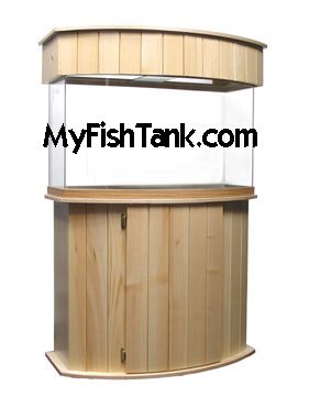 Bowfront Aquarium Stand and canopy 10 Gallon Fish Tank Stand, Fish Tank Stands Diy Wood, Custom Fish Tank Stand, Fish Tank Wooden Stand, Bow Front Aquarium, 20 Gallon Aquarium Stand, Diy Aquarium Stand, Fish Tank Stand, Cool Fish Tanks