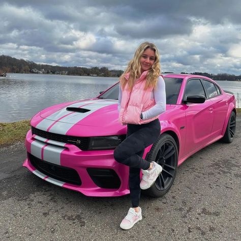 #PinkFriday Custom Wrapped Dodge Charger Scat Pack Widebody. 📷: 392_cat | www.dodge.com⁣ Wrapped Dodge Charger, Dodge Charger Modified, Custom Dodge Charger, Dodge Charger Scat Pack, Charger Scat Pack, Scat Pack, Cute Cars, Dodge Charger, Dream Cars