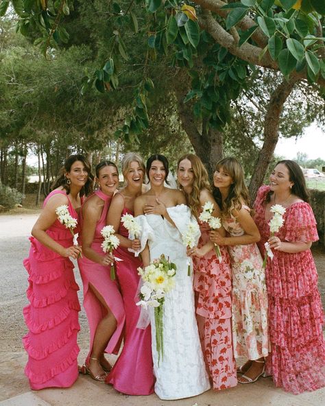 J+S ✨ A few on 35mm film from an incredibly beautiful day at @sonsampol, Mallorca. Such an honour to be asked to capture this day alongside my lovely friend @phoebejanephoto (whilst she fulfilled bridesmaid duties for her brother and newly appointed sister-in-law!) Can’t wait to share more ✨ Bridesmaids Dresses Pink, Pink Bridesmaid Dresses Mismatched, Delta Dawn, Middleton Lodge, Low Key Wedding, My Lovely Friend, Wedding April, Wedding Party Attire, Dream Beach Wedding