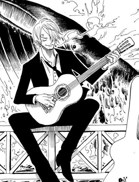 vinsmoke sanji Sanji Manga, Black And White One Piece, Sanji Vinsmoke, White One Piece, One Piece Pictures, Manga Pages, Black And White Aesthetic, One Piece Manga, Anime Quotes