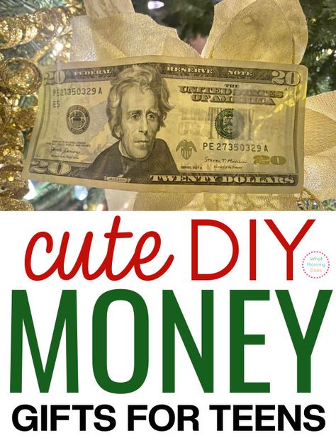 From real money notepads to buckets full of cash, there are money gift ideas for everyone in this list! So fun to make for Christmas, even last minute because you barely need any prep or supplies! Just a pile of one dollar bills, or even fives, tens, or a few twenties will do. Unique Cash Gift Ideas, Money Dress Dollar Bills, Fun Way To Gift Money For Christmas, 5 Dollar Gift Ideas, Ideas For Gifting Money, Ways To Give Money For Christmas, Christmas Cash Gift Ideas, Money Folding Ideas, Fun Ways To Give Money As A Gift