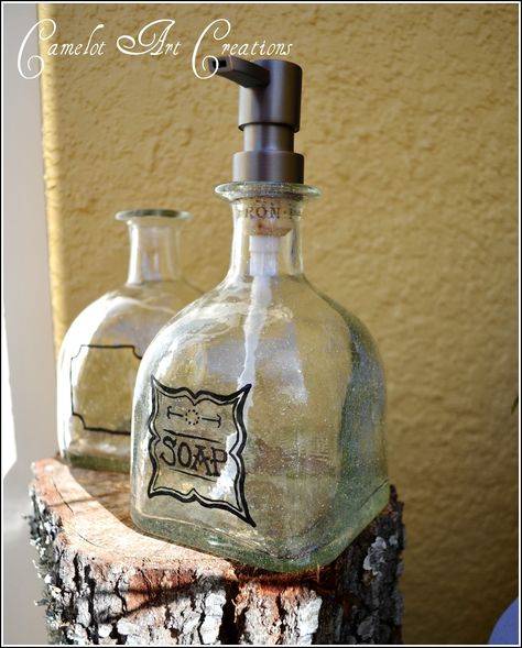 Soap Dispensers { Patron Bottles} Diy Soap Dispenser, Patron Bottles, Soap Dispenser Diy, Dispenser Diy, Patron Bottle, Patron Tequila, Tequila Bottles, Soap Dispensers, Diy Holz