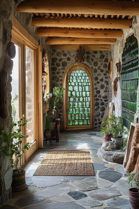 Earth Ship Exterior, Building Stone House, Organic Home Exterior, Earth Ship House, Earthy Homes Exterior, Earthship Home Exterior, Earthship Home Cold Climate, Cob House Exterior, Earth Ship Homes