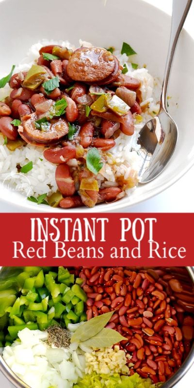 Louisiana Dishes, Red Beans N Rice Recipe, Red Beans And Rice, Instant Pot Air Fryer, Instant Pot Meals, Beans And Rice, Popular Food, Instant Pot Dinner, Easy Instant Pot Recipes