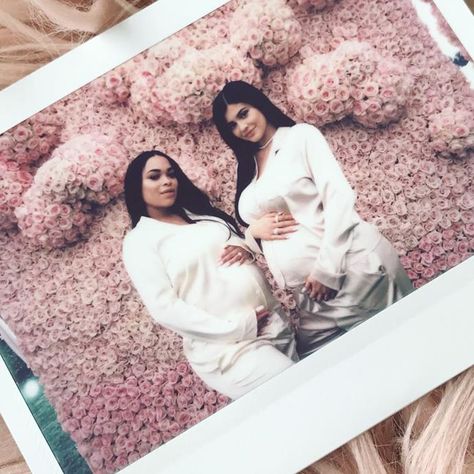 Kylie Jenner Baby Shower, Kylie Jenner Pregnant, Kylie Pregnant, Heather Sanders, Kylie Jenner Fotos, Kylie Jenner Baby, Looks Kylie Jenner, Pregnant Sisters, Trajes Kylie Jenner