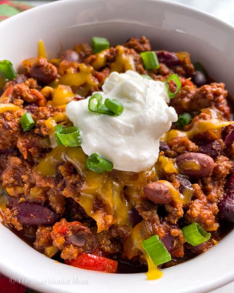 Protein Chilli Recipes, High Protein Turkey Chili, High Protein Chili Recipes, Protein Chilli, High Protein Chili, Chilli Recipe Crockpot, Protein Chili, Protein Mug Cakes, Healthy Chili