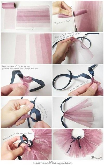 Baby Tutu Tutorial, Tutu Diy, Tutu Tutorial, Baby Tutu Dresses, How To Make Tutu, Diy Tutu, Diy Bebe, Dress Tutorials, Kraf Diy