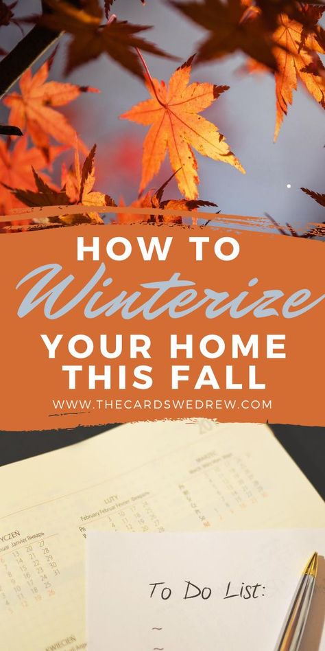 Fall Home To Do List, Fall House Prep, Winter House Projects, Fall Home Checklist, Fall House Maintenance Checklist, Home Winterization, Winterize Your Home Checklist, How To Prepare For Winter, Fall Home Maintenance Checklist