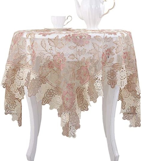 Round Table Cloths, Tablecloth Embroidery, Small Bedside Table, Mantel Redondo, Lace Table, Lace Tablecloth, Table Cloths, Table 2, Rectangle Table