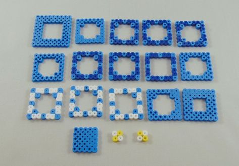 Perler Bead TARDIS pieces 3d Perler Bead Patterns, Friend Hoodies, Best Friend Hoodies, Cool Minecraft Creations, 3d Perler Bead, Beads Designs, Cool Minecraft, Minecraft Creations, Perler Beads Designs