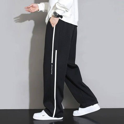 Men Baggy Joggers Wide Leg Pants ✨ ...... Visit lootbox94.com Keep shining ✨ Keep smiling 😉 Baggy Joggers, Flat Leather Boots, Polo Shirts Men, Formal Pants, Trouser Style, Pantalon Large, Mens Joggers, Black Khakis, Long Blouse