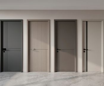 Modern Single Door 3D Model Download - Model ID.724039088 | 1miba Modern Minimalist Door Design, Clinic Door Design, Laminated Doors Design, Door Groove Design, Laminate Door Design Modern, Flash Door Design, Indoor Doors Modern, Hpl Door, Minimalist Door Design