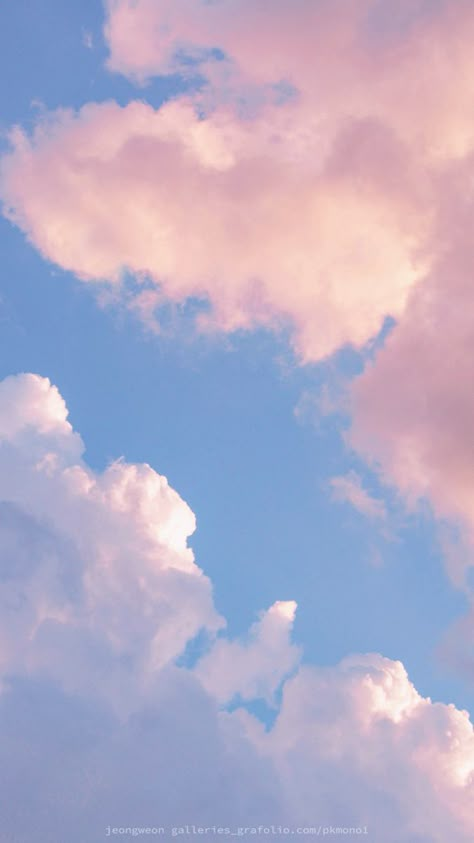 Wallpaper Sky, Iphone Wallpaper Sky, Wallpaper Vintage, Iphone Wallpaper Vintage, Pink Clouds, Blue Skies, Sky Aesthetic, The Sky, Iphone Wallpaper