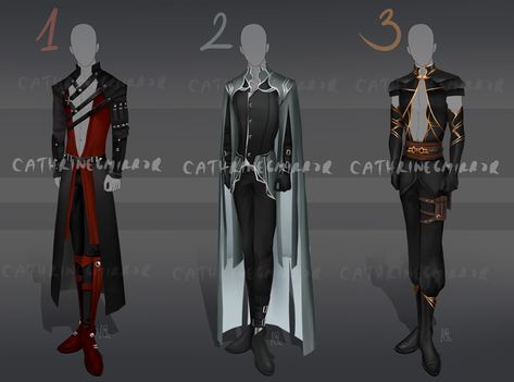 (1/3 OPEN) Outfit adopt batch auction - 6 by cathrine6mirror on DeviantArt Costume Design Sketch, Monster Photos, Character Sketches, Fashion Design Drawings, Drawing Clothes, Other Outfits, Fantasy Clothing, Fantasy Fashion, Character Outfits