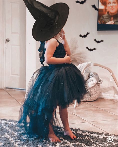 #halloween #witchcostume #hocuspocus #kidcostume Tulle Witch Costume, Diy Girl Witch Costume, Tutu Witch Costume Women, Witch Toddler Costume, Witch Dresses For Kids, Princess Witch Costume Kids, Halloween Dress Up Ideas, Witch Tutu, Halloween Tulle Tutu Dress For Dress-up