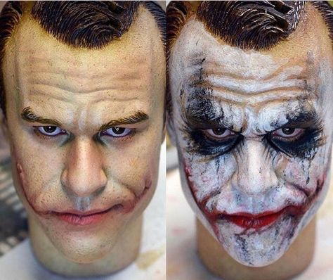 Joker ... Heath Ledger Joker Makeup, Joker Makeup Female, Joker Hair, Joker And Batman, Image Joker, Joker Dark Knight, Joker Halloween, Arthur Fleck, Joker Makeup