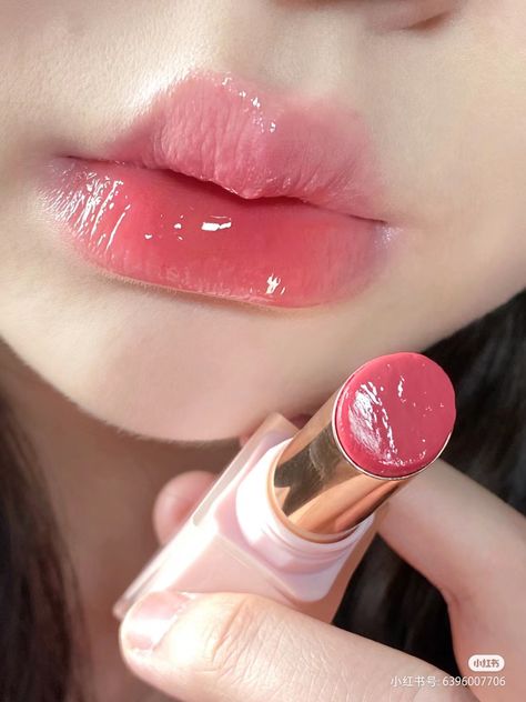 Lip Tint Aesthetic, Tint Aesthetic, Get Fuller Lips Naturally, Fuller Lips Naturally, Eye And Lip Makeup, Korean Lip Tint, Lip Scrub Recipe, Jelly Lipstick, Fuller Lips