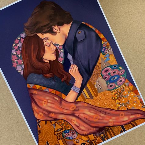 Twilight Hades and Persephone Gustav Klimt Print - Etsy Hades Und Persephone, Klimt Prints, Bella Edward, Twilight Fans, Hades And Persephone, Bella Swan, Midnight Sun, The Twilight Saga, Twilight Saga