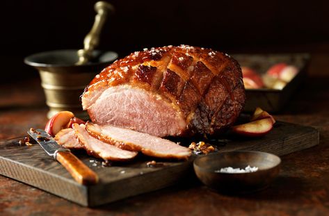 Maple Roast Gammon | Dinner Recipes | GoodtoKnow Roast Gammon, Honey Ham Glaze Recipe, Ham Dinner Recipes, Gammon Recipes, Ham Dinner, Honey Glazed Ham, Ham Glaze Recipe, Christmas Ham, Glazed Ham