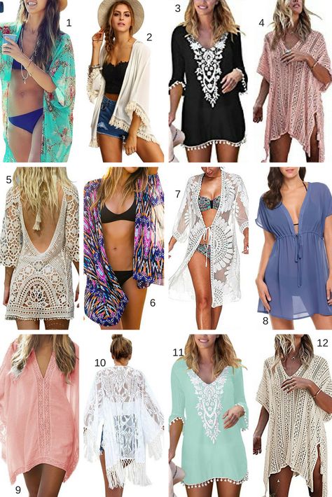 Curvy Girl Beach Outfit, Swim Cover Up Outfit, Beach Wear Cover Ups, Plus Size Swim Coverups, Fashion Fails, Pool Fashion, Swimsuits Outfits, Plus Size Swim, Summer Attire