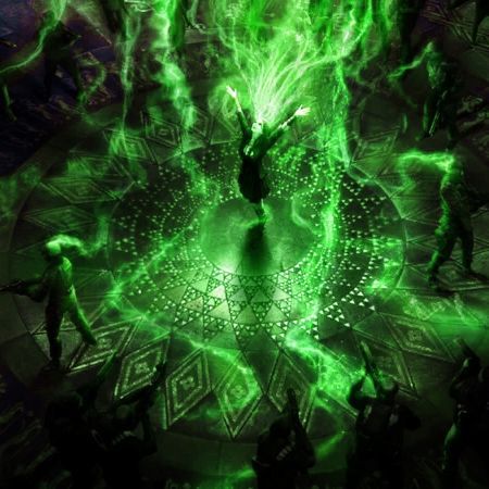 Emerald Witch, Green Powers, Witch Powers, Mcu Dr, Nature Witch, Chaos Magic, Super Powers Art, Green Magic, Dark Green Aesthetic