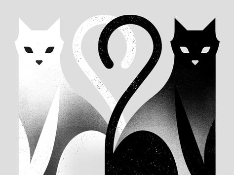 Cat Graphic Design, Creative Circle, Cat Graphic, Alphonse Mucha, Graphic Design Fun, Cat Illustration, Web Banner, Circle Design, Animal Illustration