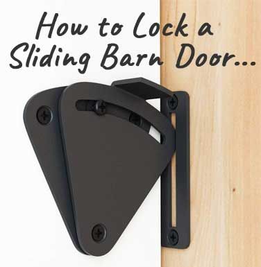 3 Ways to Add a Barn Door Lock to a Sliding Door for Privacy and Security, How to Install Them, Which Type Works Best and What to Avoid... Lock For Sliding Door, Barn Door Lock, Barn Door Latch, Barn Door Locks, Barn Door Installation, Diy Sliding Barn Door, Barn Door Designs, Diy Barn Door, Barn Doors Sliding