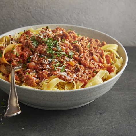 15-Minute Bolognese 04 Beef Ragu Pasta, Marion Grasby Recipes, Best Bolognese Sauce, Pork Shoulder Steak, Ragu Pasta, Marions Kitchen, Marion Grasby, Pork Ragu, Bolognese Sauce Recipe