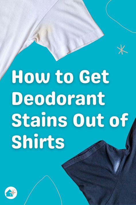 how to get deodorant stains out of shirts How To Clean Underarms, Remove Deodorant Stains, Stain Remover Clothes, Diy Stain Remover, Stain Removal Guide, Clean Deodorant, Underarm Deodorant, Paint Removal, Underarm Stains