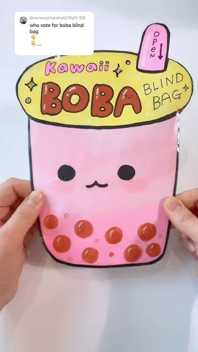 Unconventional Paper Crafts: Push Your Creative Boundaries! (Appeals to those seeking originality) Paper Crafts Diy Easy, Paper Blind Bags, Diy Easy Paper Crafts, Crafts Diy Easy, Paper Squishies, Paper Blinds, Boat Quilt, Kawaii Boba, Kawaii Diy Crafts