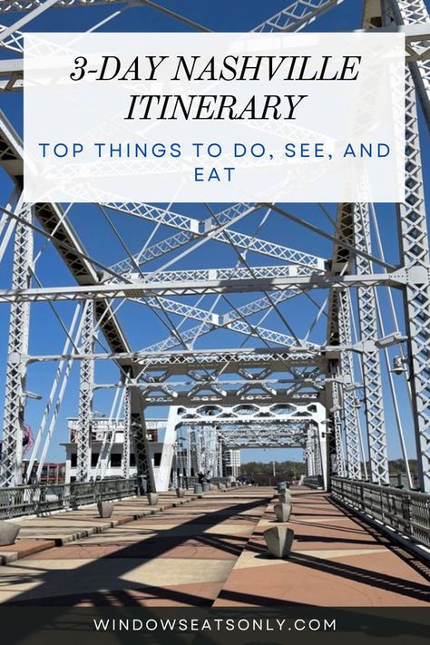 Nashville, the vibrant heart of Tennessee, is a city rich in history, music, and Southern charm. If you are planning a weekend getaway, here is a 3-day Nashville itinerary based on my own unforgettable experience in this lively city. From iconic landmarks to trendy neighborhoods, this weekend itinerary in Nashville ensures you capture the essence of Nashville in just three days. 3 Day Nashville Itinerary, Nashville Must Do, Visit Nashville Tennessee, Music Row Nashville, Nashville Itinerary, Nashville Things To Do, Nashville Downtown, Hermitage Hotel, Weekend In Nashville