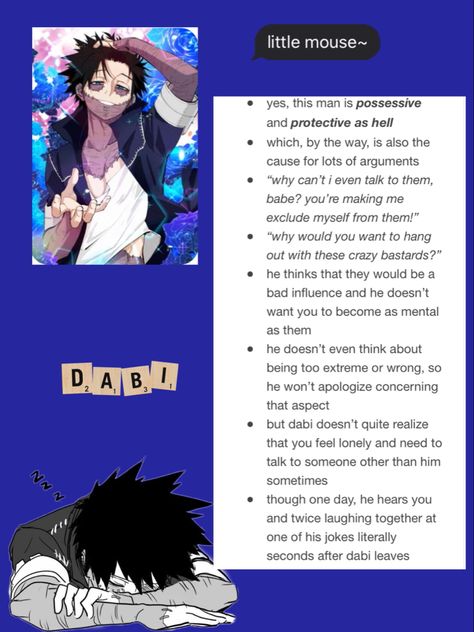 Mha Headcannons Spicy, Dabi Boyfriend, Spicy Dabi Headcanons, Dabi X Yn Fanart Spicy, Dabi Headcanon Spicy, Hawks Headcanon, Dabi Headcanon, Anatomy Tut, Dabi X Yn