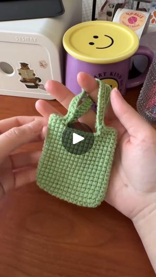 38K views · 870 reactions | Crochet mini tote bag tutorial. #crochet #crocheters #crocheter #crocheting #crochetbusiness #crochetaddiction #crochetgift #crochetkeychain #crochetwithme #crochettutorial #howtocrochet #smallbusiness #cute #crochettotebag #crochetminibag | Crochet Bag Creation | Crochet Bag Creation · Original audio Crochet Mini Bag, Tote Bag Tutorial, Crochet Business, Bag Tutorial, Tutorial Crochet, Crochet Tote Bag, Crochet Keychain, Mini Tote Bag, Bags Tutorial