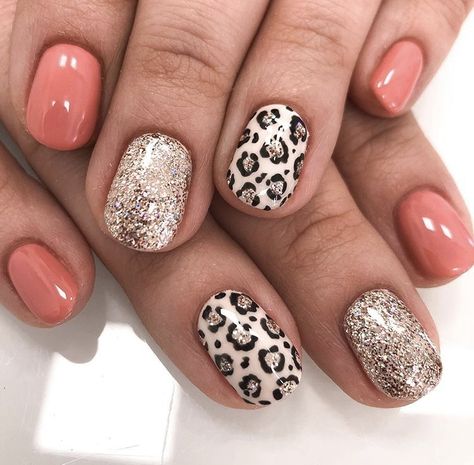 Leopard Print Dip Powder Nails, Diy Cheetah Nails, Spring Leopard Print Nails, Secretary Nails, 40 Birthday Nails, Leperd Nails, Cute Leopard Nails, Gel Nails Cheetah Print, Spring Cheetah Nails