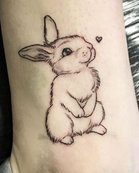 Hase Tattoos, Bunny Rabbit Art, Pitbull Tattoo, Daffodil Tattoo, Private Tattoos, Rabbit Tattoo, Pumpkin Tattoo, Bunny Tattoos, Rabbit Tattoos