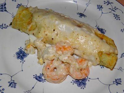 Seafood Crepes Recipe, Seafood Crepes, Crepe Recipe Savory, Best Crepe Recipe, Grocery Shelves, Early Civilizations, Raw Shrimp, Easy Crepe Recipe, Fresh Peas