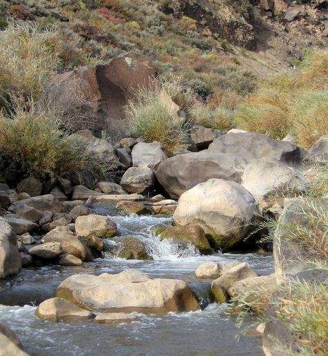 Rio Pueblo at Orillo Verde 2 | jim_mckenzie | Flickr Marblehead Lighthouse, Creek Design, Gold Miners, Waterfall Paintings, Watercolor Art Landscape, Waterfall Photography, Landscape Photography Nature, Painting Subjects, River Stones