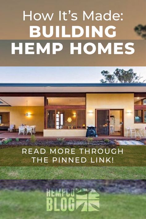 Hemp Homes, Hemp House, Green Building Materials, Sustainable Building Materials, Margaret River, Building Homes, Natural Building, Old Building, Hemp Seeds