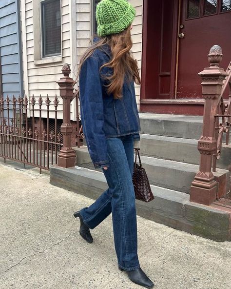 Liz Ballmaier, Canadian Tuxedo Women, Vintage 501, Canadian Tuxedo, November 1st, Tuxedo Style, Fall 2023, Fall Style, Winter Looks