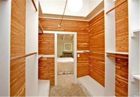 Cedar Closets 101 - Bob Vila Kingston House, Cedar Shiplap, Cedar Lined Closet, Linen Closet Makeover, Cedar Room, Closet Makeover Diy, Cedar Paneling, Basement Inspiration, Closet Kits