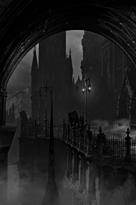 Bloodborne London 1800, Castle Aesthetic, Victorian Goth, Bloodborne, Dark Gothic, Vintage Horror, Gothic Architecture, High Fantasy, Gothic Art