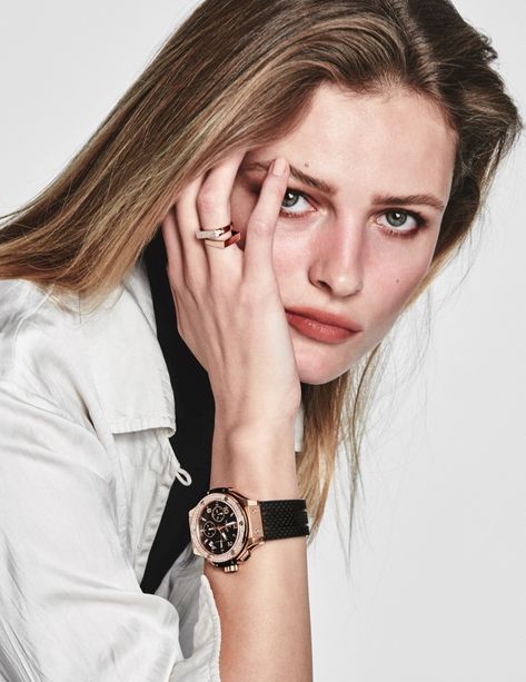 Edita Vilkeviciute | Vogue Paris | Luxury Watches | Fashion Editorial Commercial Portrait, Chris Colls, Paris April, Edita Vilkeviciute, Girls Watch, 60s Women, Chanel Watch, Francoise Hardy, Grandma Fashion