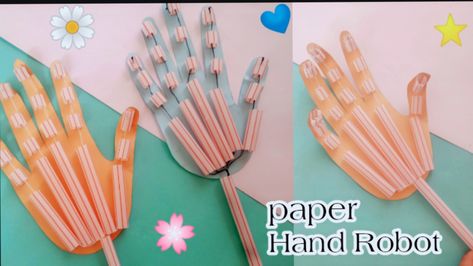 Paper Hand Robot || DIY Movable Robot Hand || How To Make A Robot Hand || Easy Craft Idea Paper Robot, Make A Robot, Nanny Life, Robot Craft, Robot Hand, Diy Robot, Festival Ideas, Kid Friendly Crafts, Hand Crafts For Kids