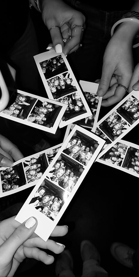 #polaroid #friendgroup #photos #collage #fun #blackandwhite Polaroid Theme Party, Polaroid Party Aesthetic, Polaroid Wall Party, Bachelorette Polaroid, Party Polaroids, Polaroid Party, Sweet 16 Party Planning, Film Party, Photos Collage