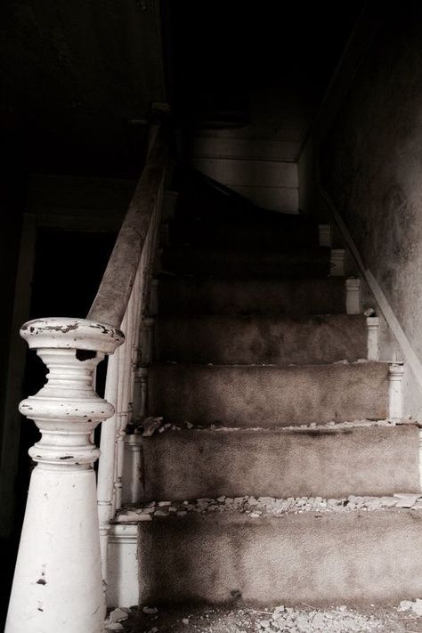 Creepy Stairs, Dark Visions, Old Ladder, Old Abandoned Houses, Haunted Dolls, Southern Gothic, Haunted Places, Halloween Pictures, Haunted Mansion