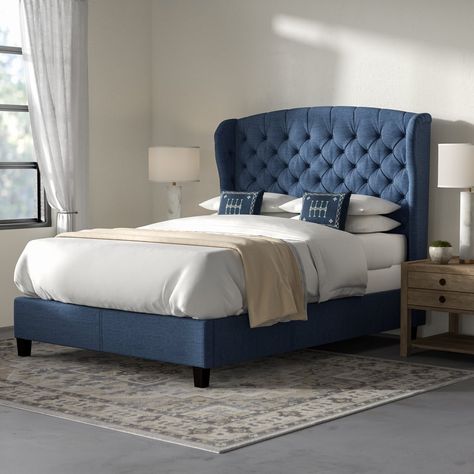 Double King Size Bed, Wingback Bed, Upholstered Panel Bed, Standard Bed, Inspire Me Home Decor, Ottoman Bed, Upholstered Panels, Upholstered Storage, Adjustable Beds