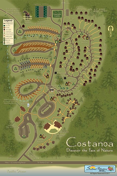 Pescadero California, Camping In Pennsylvania, Camping Planning, Camping Park, Glamping Resorts, California Camping, Rv Parks And Campgrounds, Resort Architecture, Pet Resort