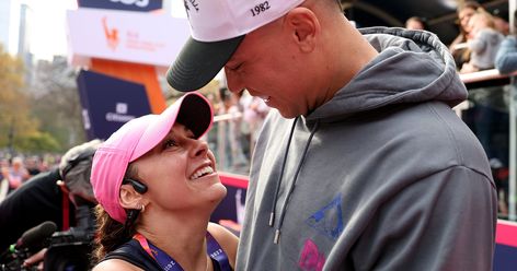 These Photos of Aaron Judge Supporting Samantha Bracksieck at the NYC Marathon Will Make You Melt https://www.popsugar.com/fitness/aaron-judge-samantha-bracksieck-nyc-marathon-2023-49313527 #diet #fitness Magic Mike Dance, Gary Sanchez, Extravagant Wedding Dresses, Nyc Marathon, Lip Sync Battle, City Marathon, Kate Middleton Prince William, Extravagant Wedding, Aaron Judge